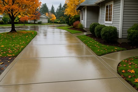 Protect Your Pavement: Concrete Cleaning Strategies for Moist Fall Conditions